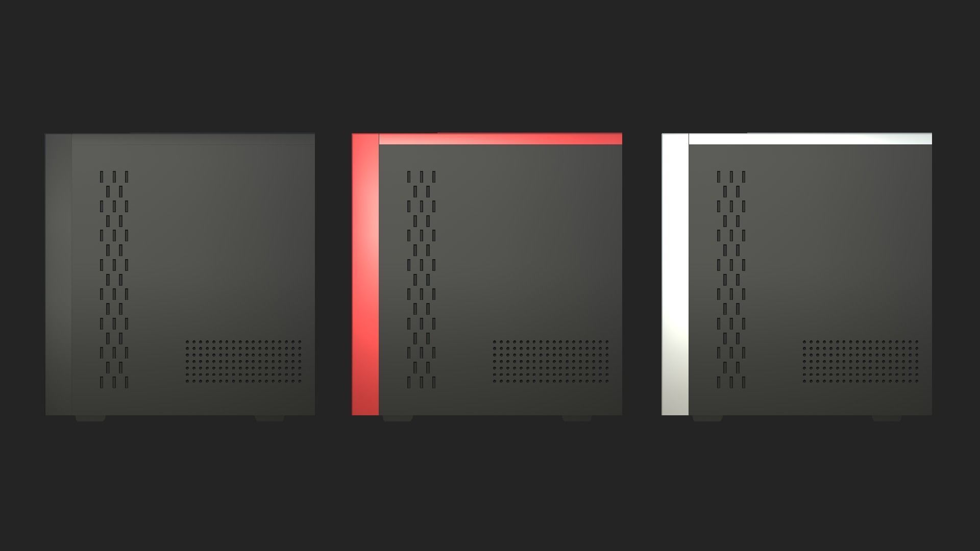 Desktop Computer Low-poly 3D model_3