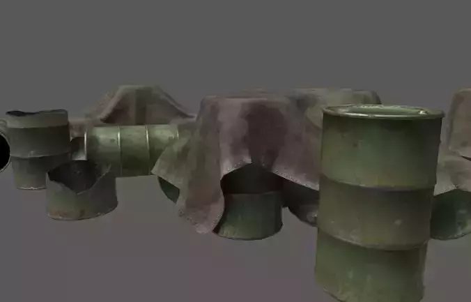 Military Barrel Pack