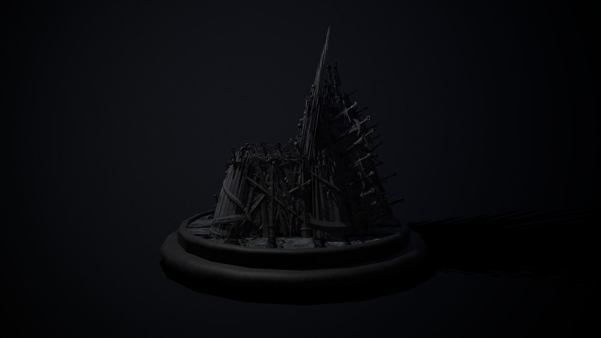The Iron Throne 3D model_2