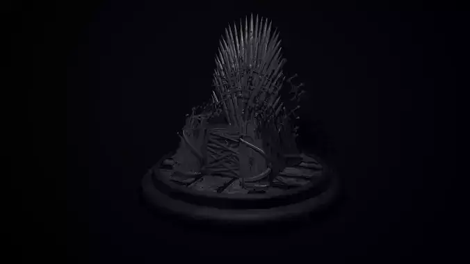 The Iron Throne 3D model