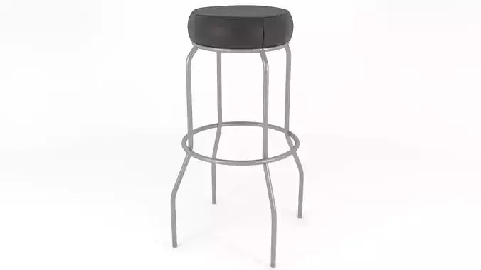 Bar Stool - 3ds Max