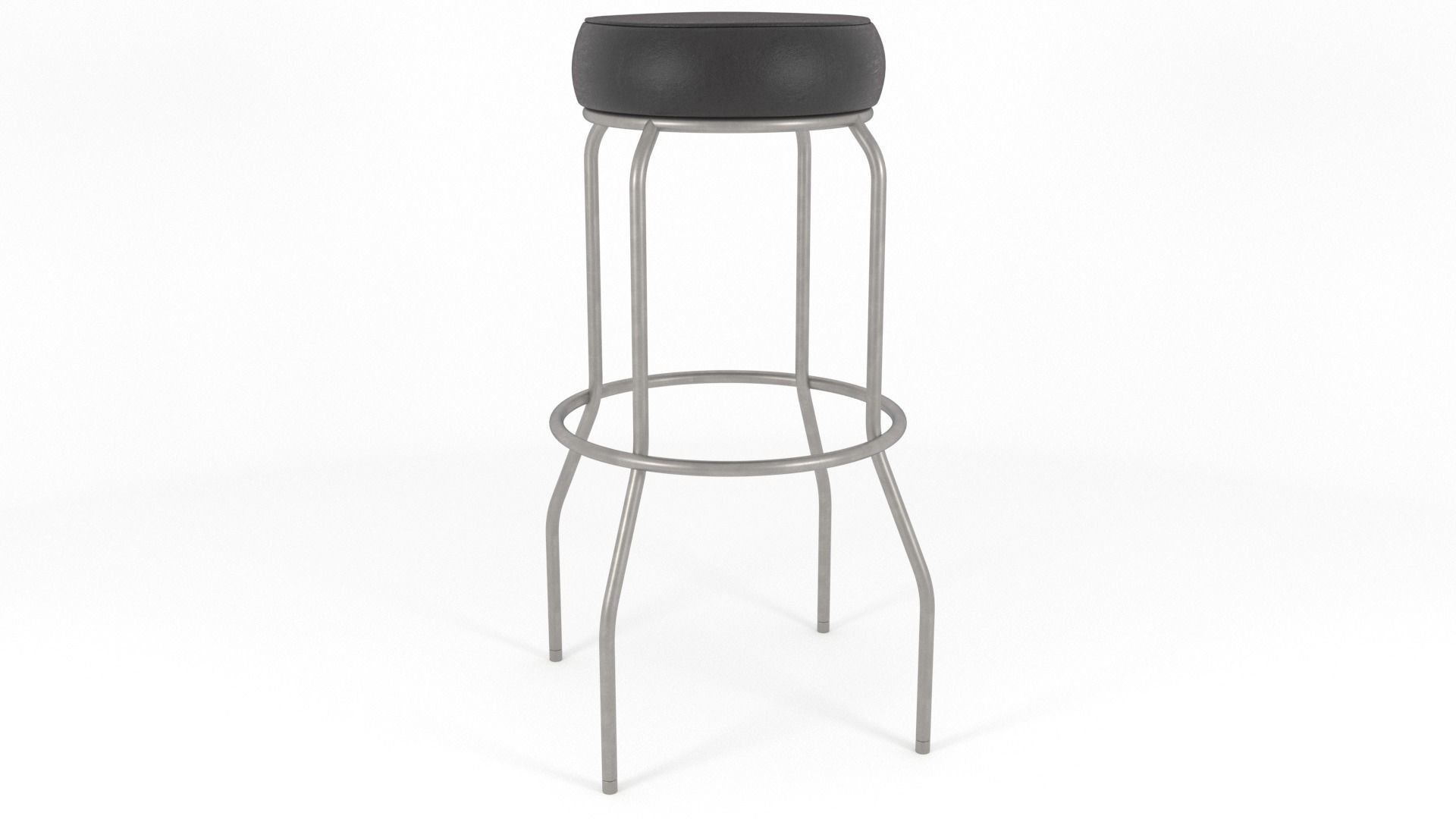 Bar Stool - 3ds Max 3D model_4