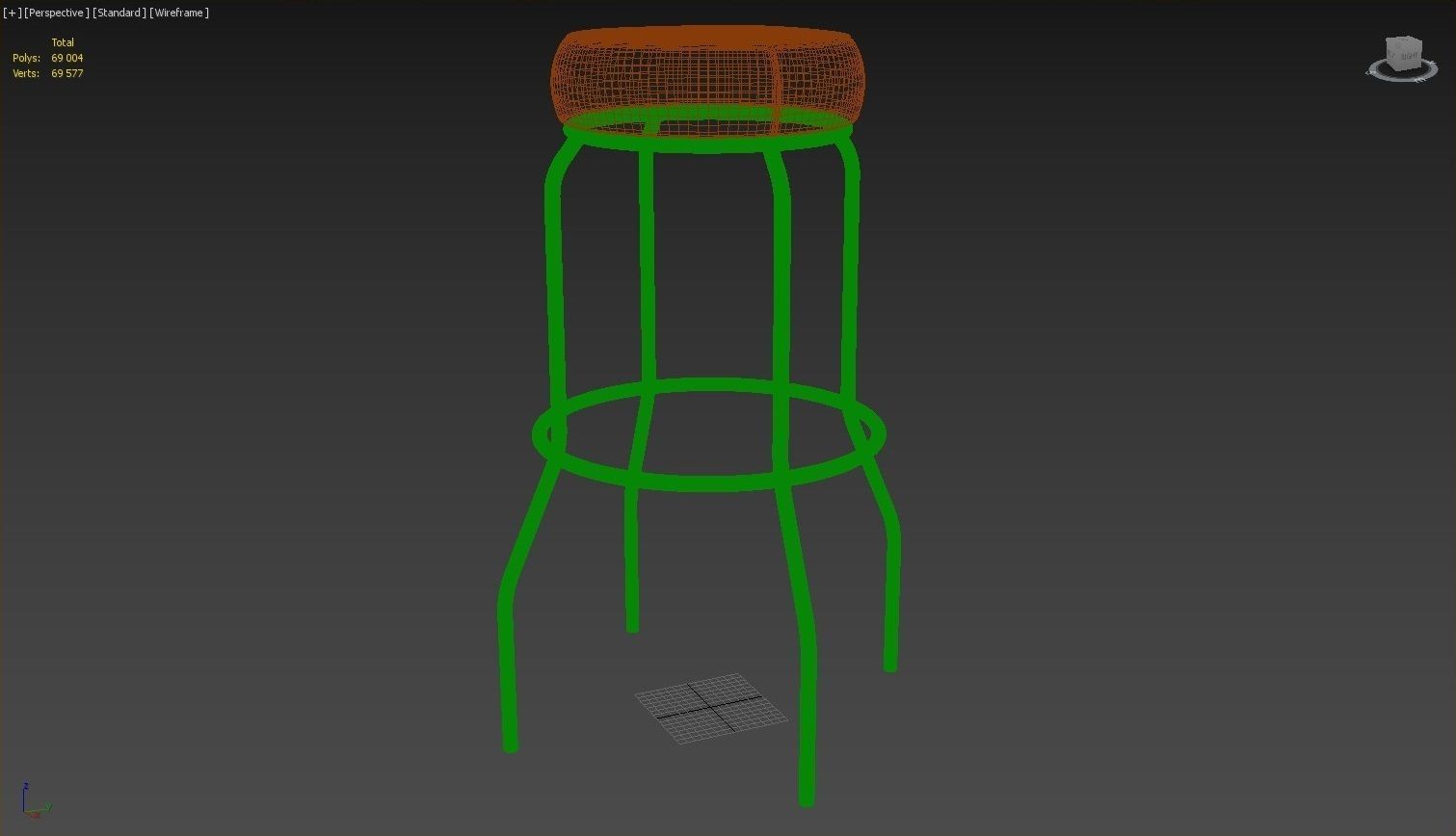 Bar Stool - 3ds Max 3D model_40