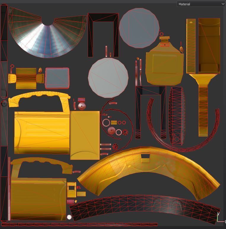 Flashlight Camping - PBR Game Ready Low-poly 3D model_8