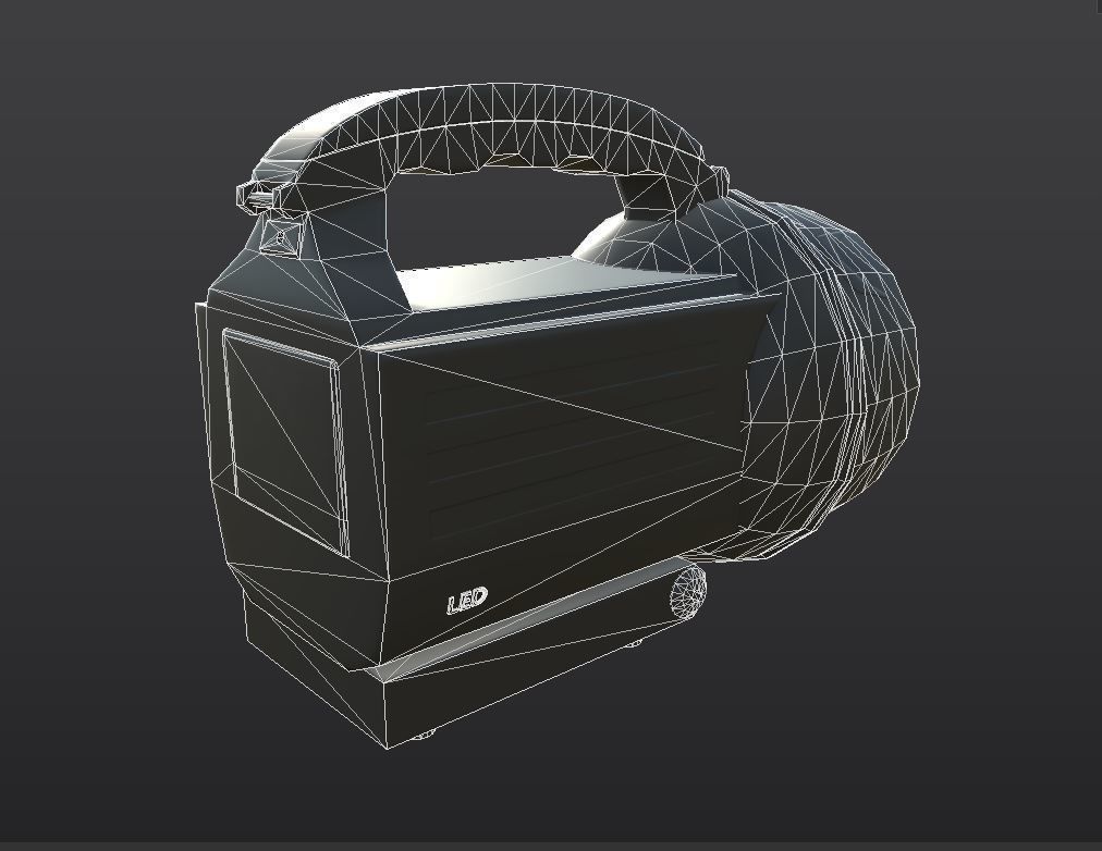 Flashlight Camping - PBR Game Ready Low-poly 3D model_13