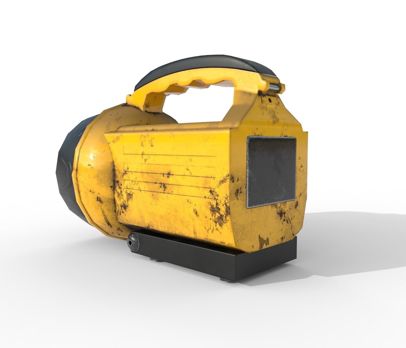 Flashlight Camping - PBR Game Ready Low-poly 3D model_9