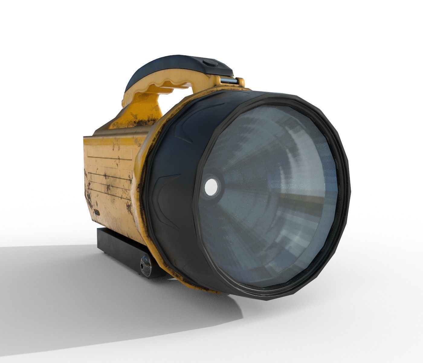 Flashlight Camping - PBR Game Ready Low-poly 3D model_11