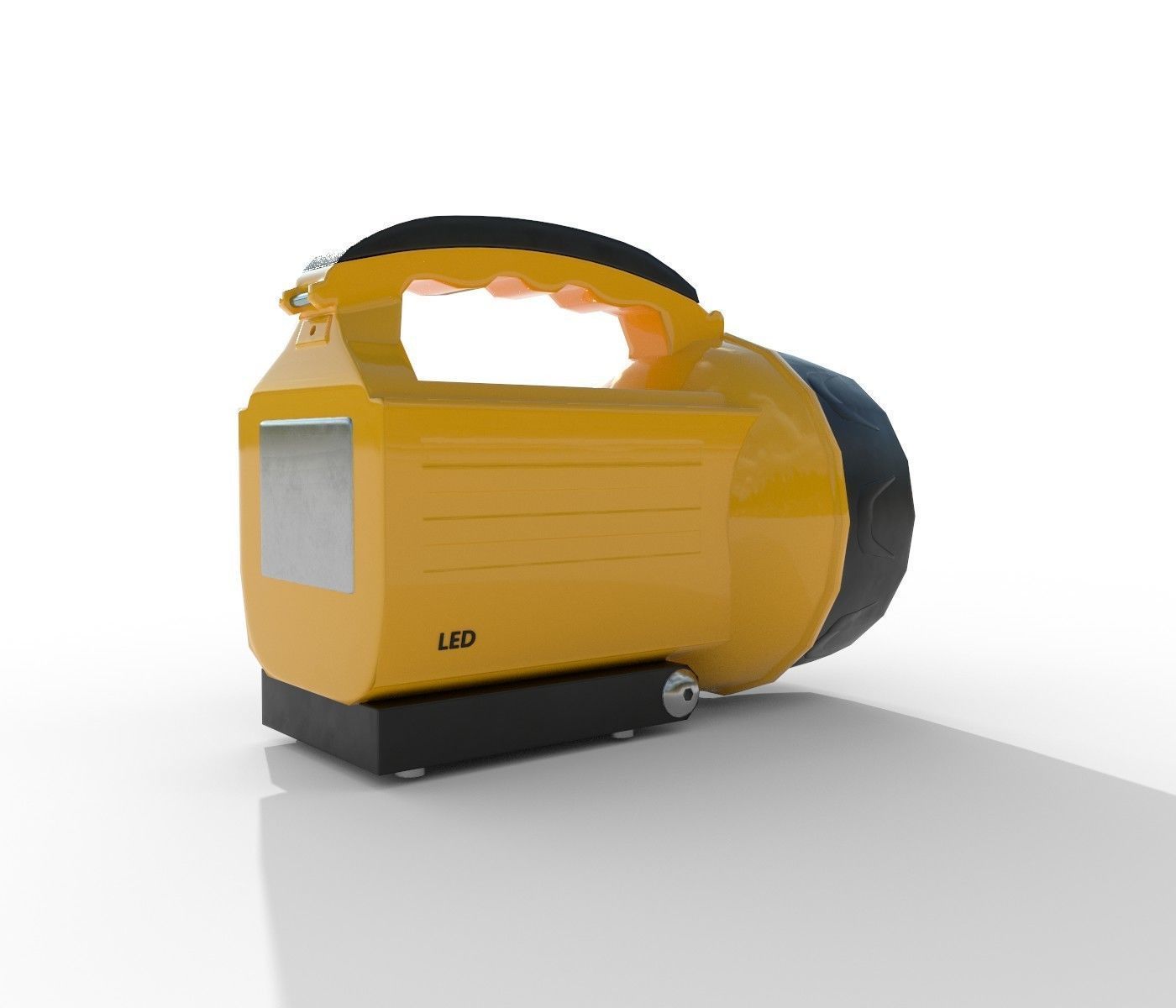 Flashlight Camping - PBR Game Ready Low-poly 3D model_5