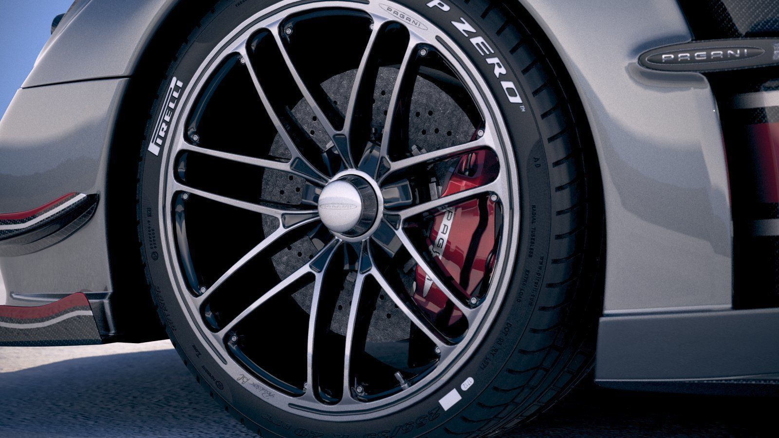 Pagani Huayra Roadster 2020 3D model_30