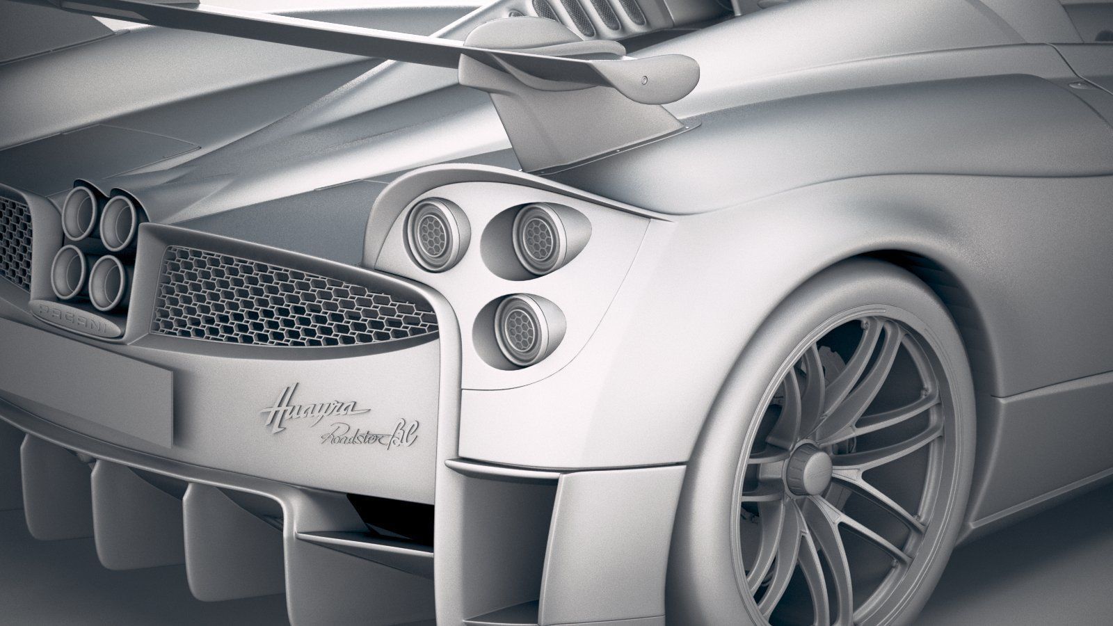 Pagani Huayra Roadster 2020 3D model_21