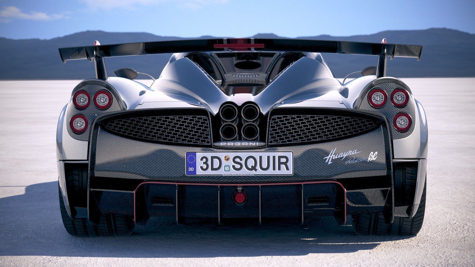 Pagani Huayra Roadster 2020 3D model_18