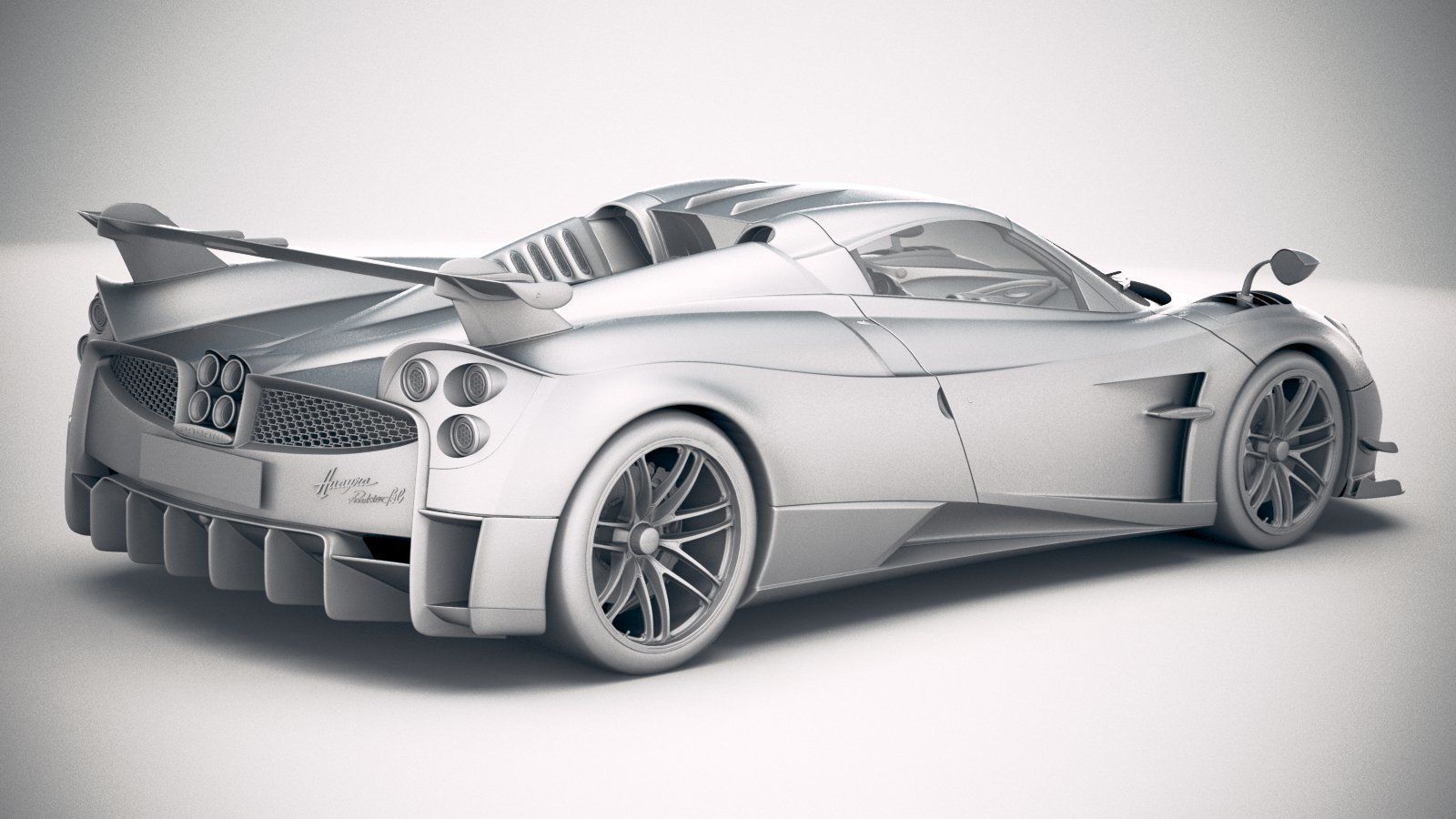 Pagani Huayra Roadster 2020 3D model_23