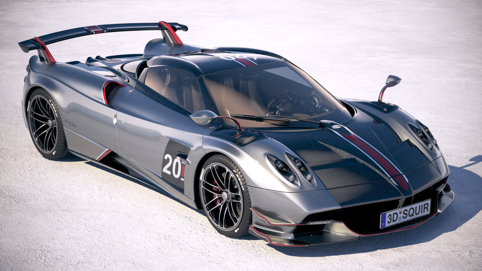 Pagani Huayra Roadster 2020 3D model_22