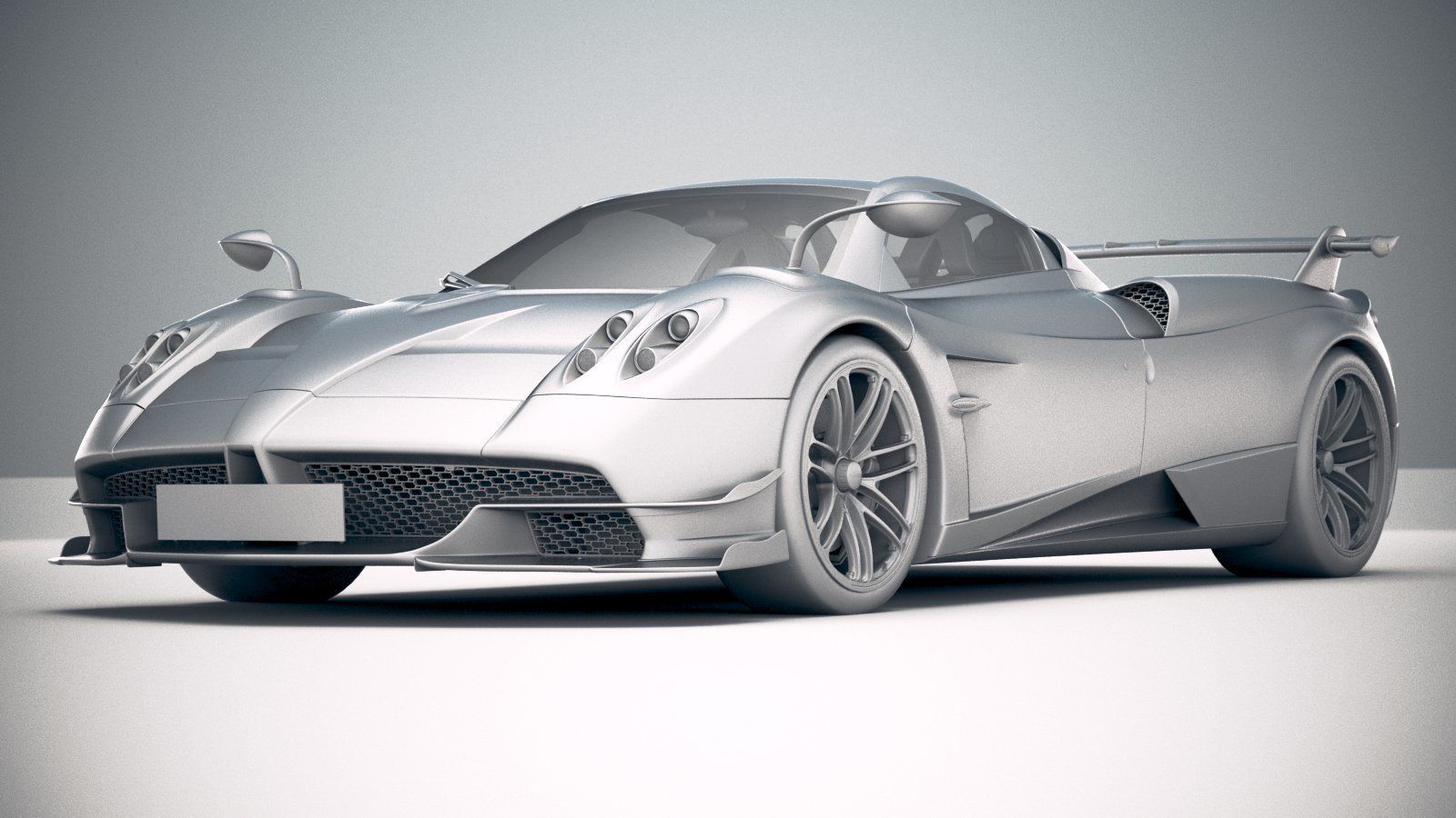 Pagani Huayra Roadster 2020 3D model_26