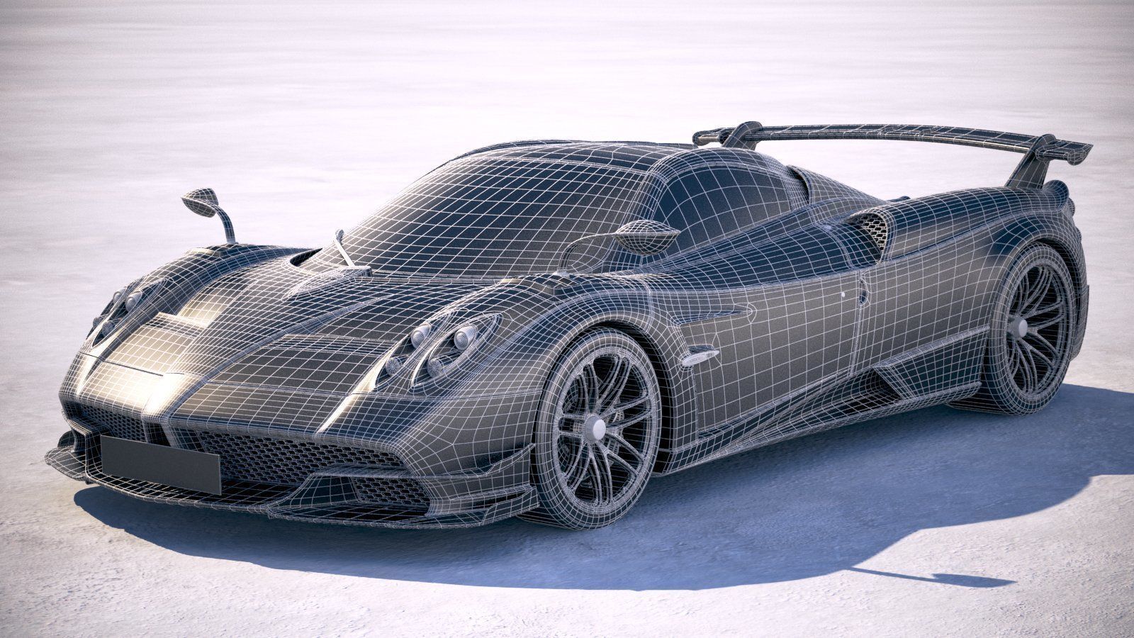 Pagani Huayra Roadster 2020 3D model_31
