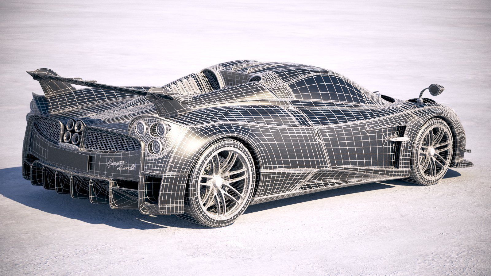 Pagani Huayra Roadster 2020 3D model_32