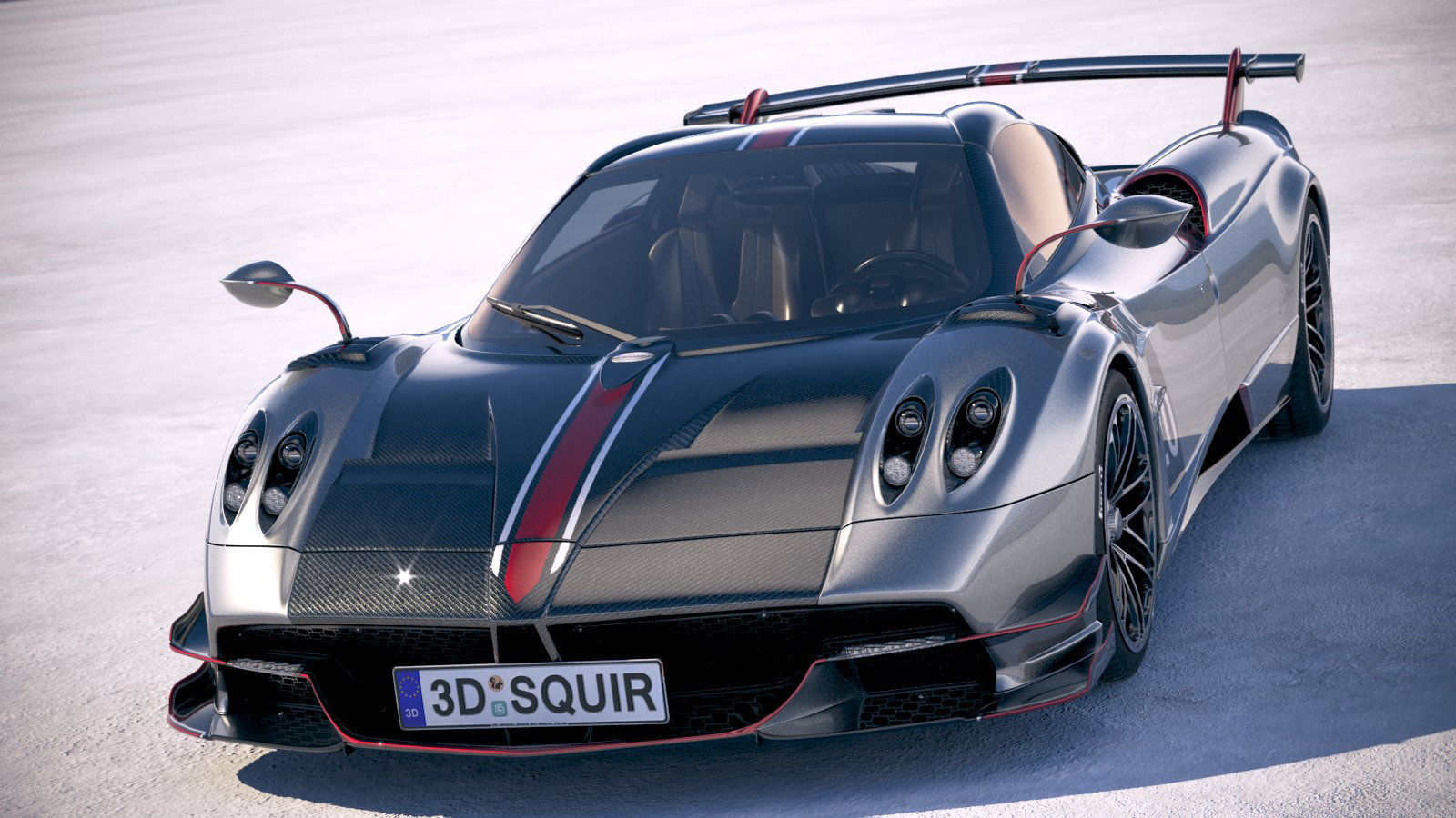 Pagani Huayra Roadster 2020 3D model_11