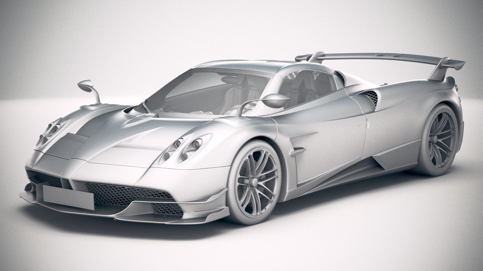 Pagani Huayra Roadster 2020 3D model_19