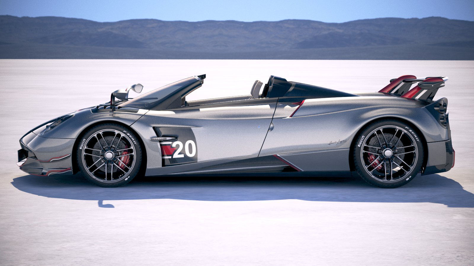 Pagani Huayra Roadster 2020 3D model_16