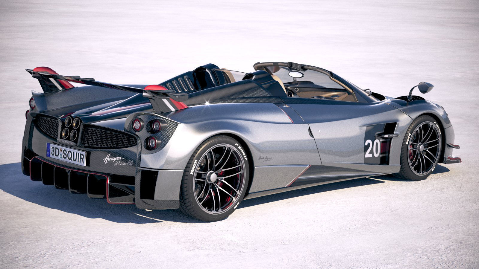 Pagani Huayra Roadster 2020 3D model_14