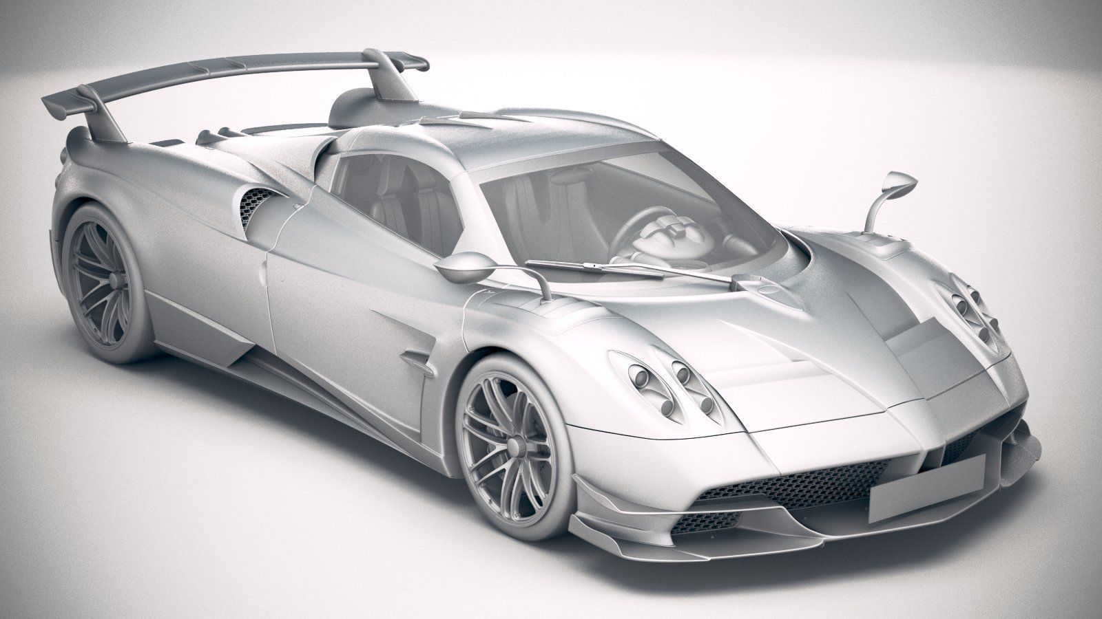 Pagani Huayra Roadster 2020 3D model_24