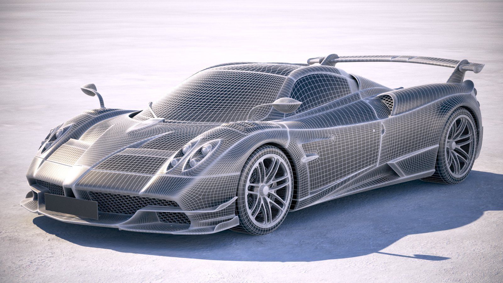 Pagani Huayra Roadster 2020 3D model_28
