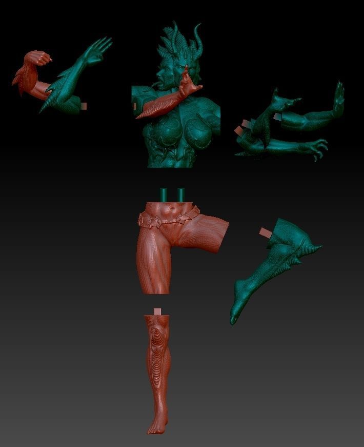 Asura hires 3D print model_7