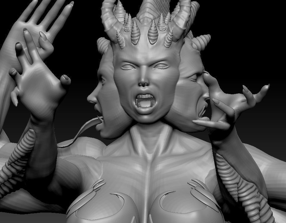 Asura hires 3D print model_6