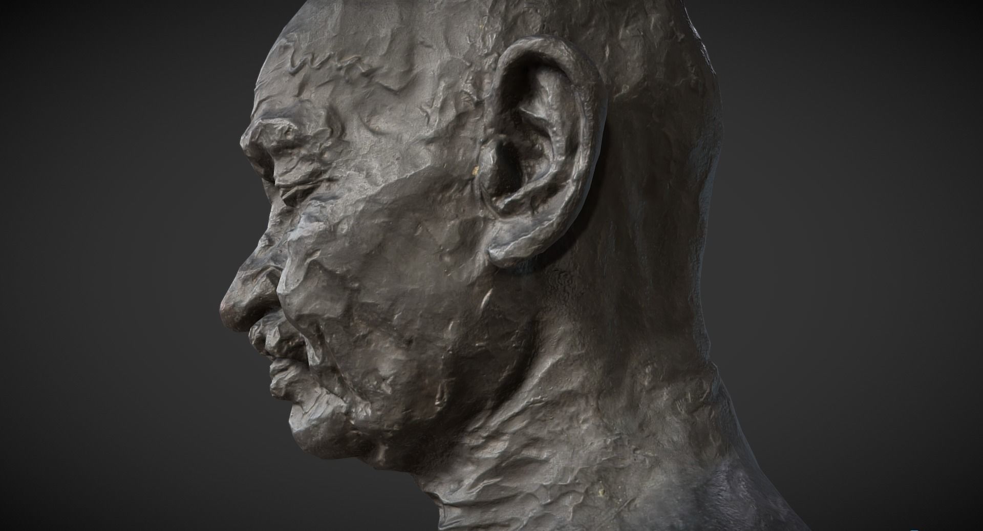 Gandhi by Ram Sutar 3DP 3D print model_11