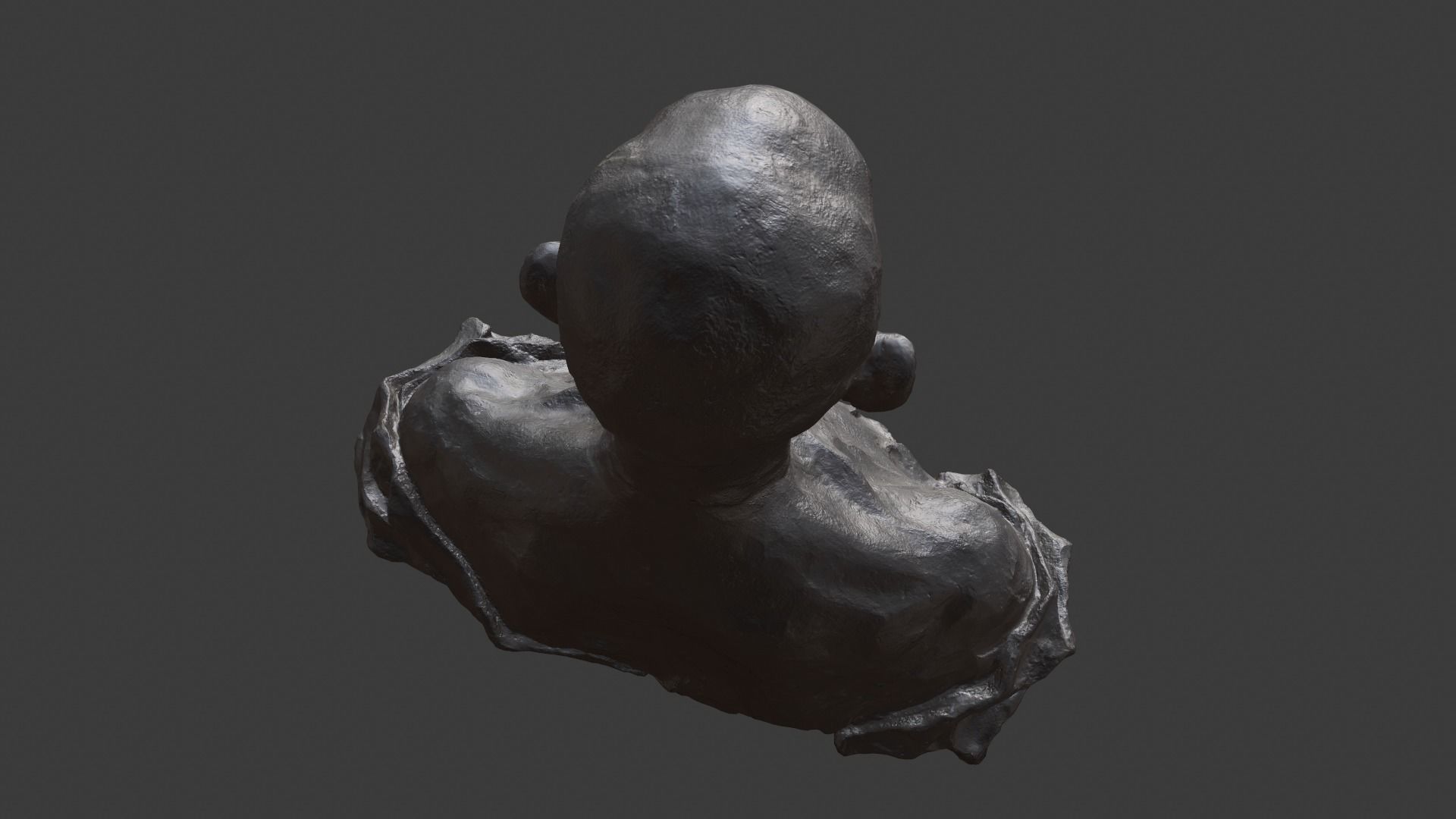 Gandhi by Ram Sutar 3DP 3D print model_21