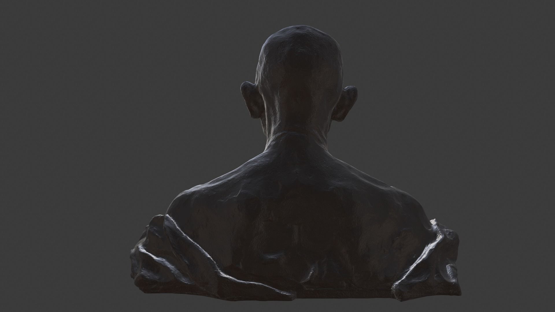 Gandhi by Ram Sutar 3DP 3D print model_20
