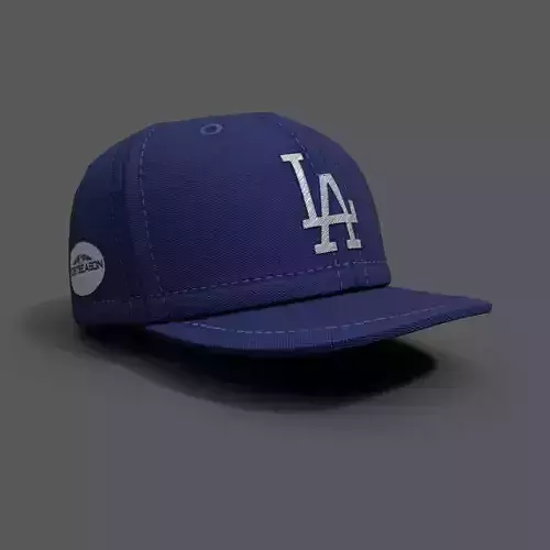 Human cap hat 3d model  Low-poly 3D model