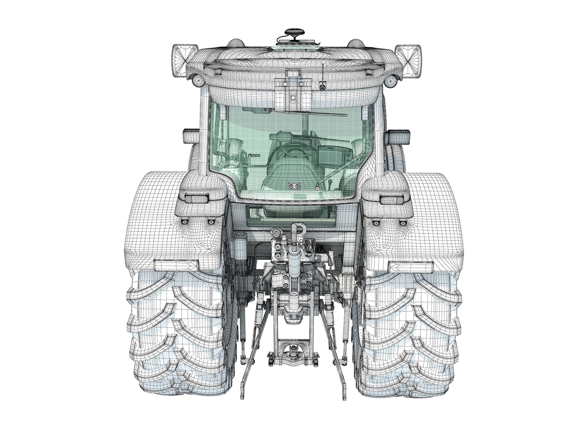 Stara Tractor 3D model_16