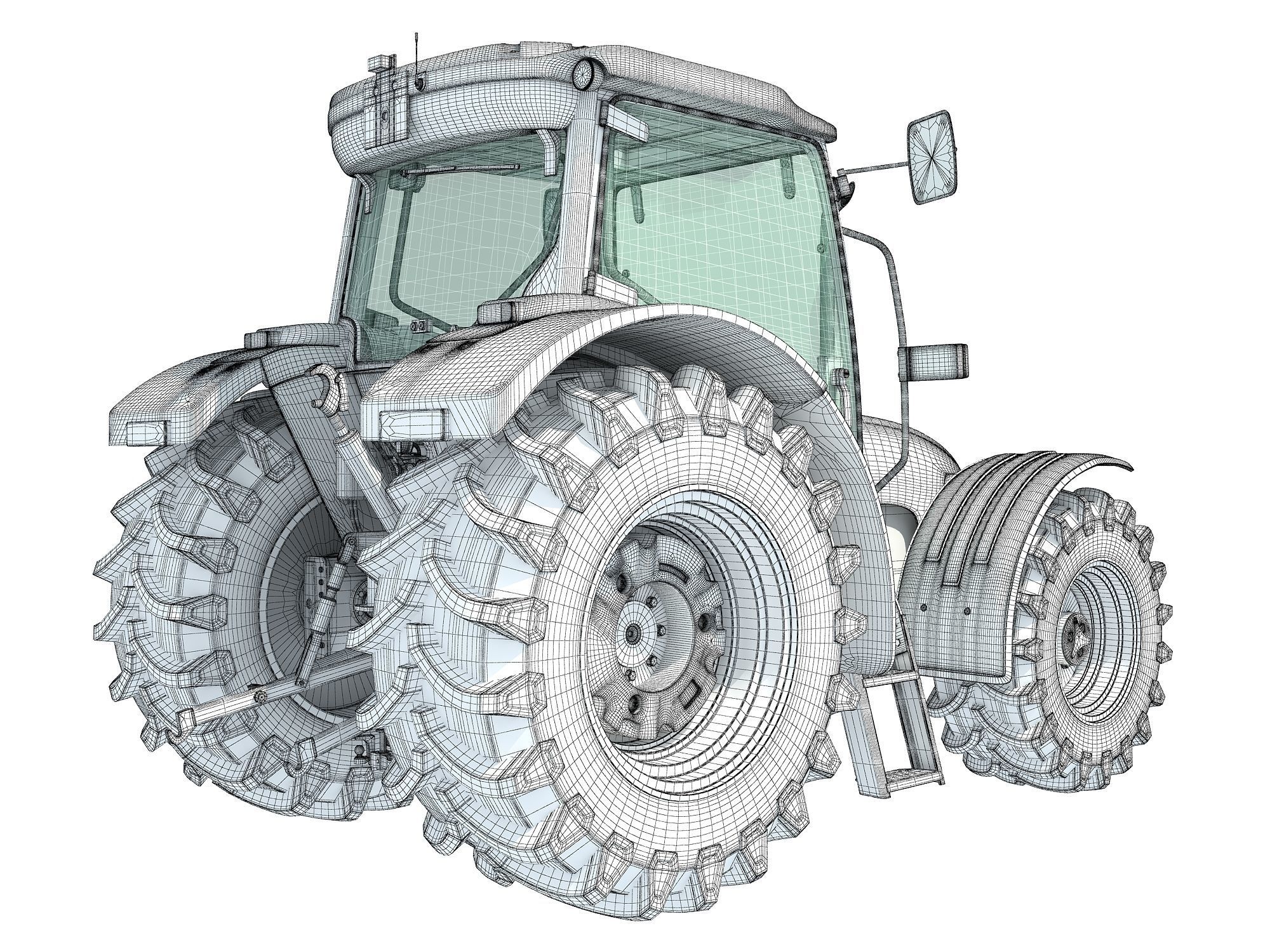 Stara Tractor 3D model_17