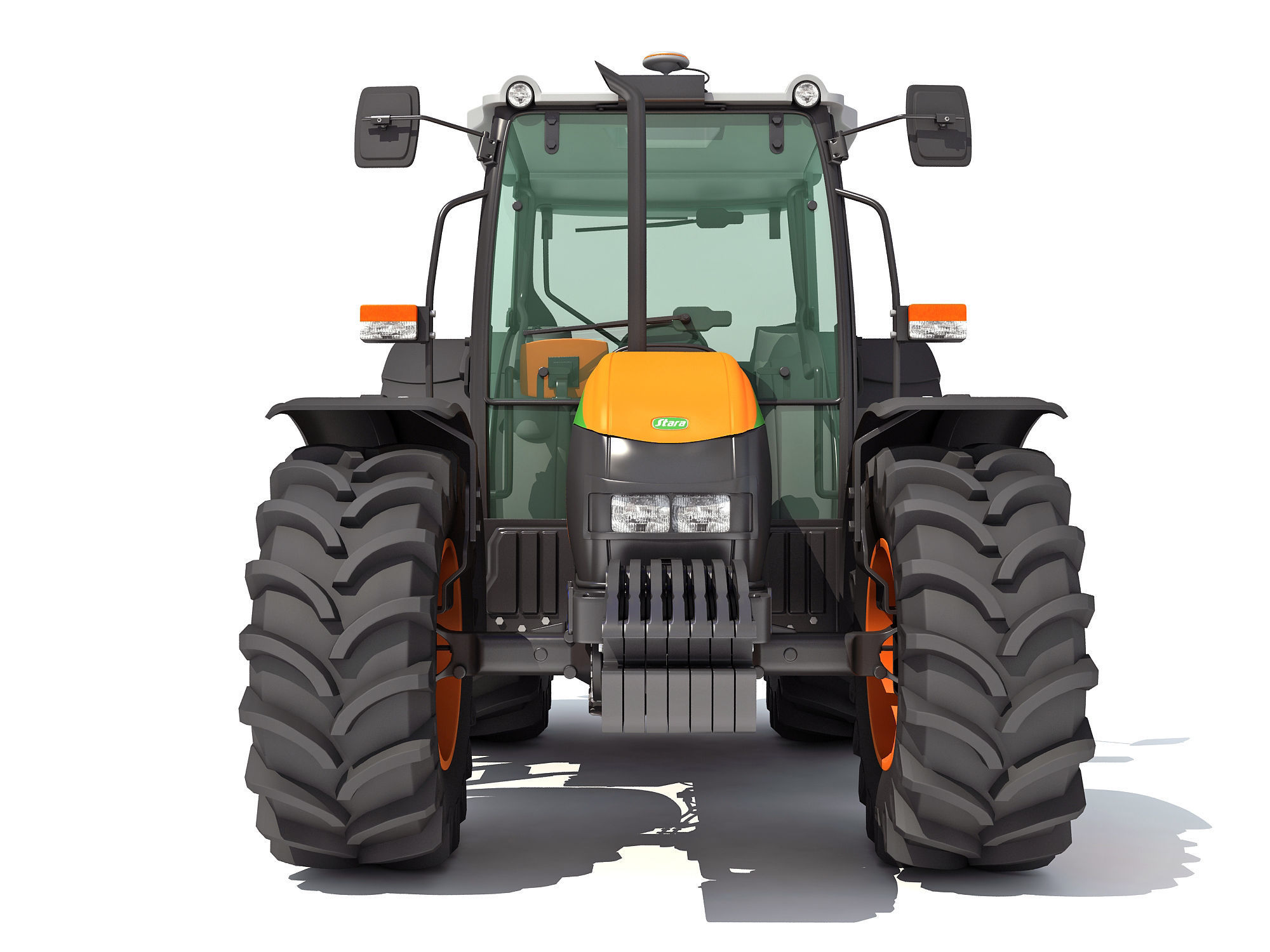 Stara Tractor 3D model_11