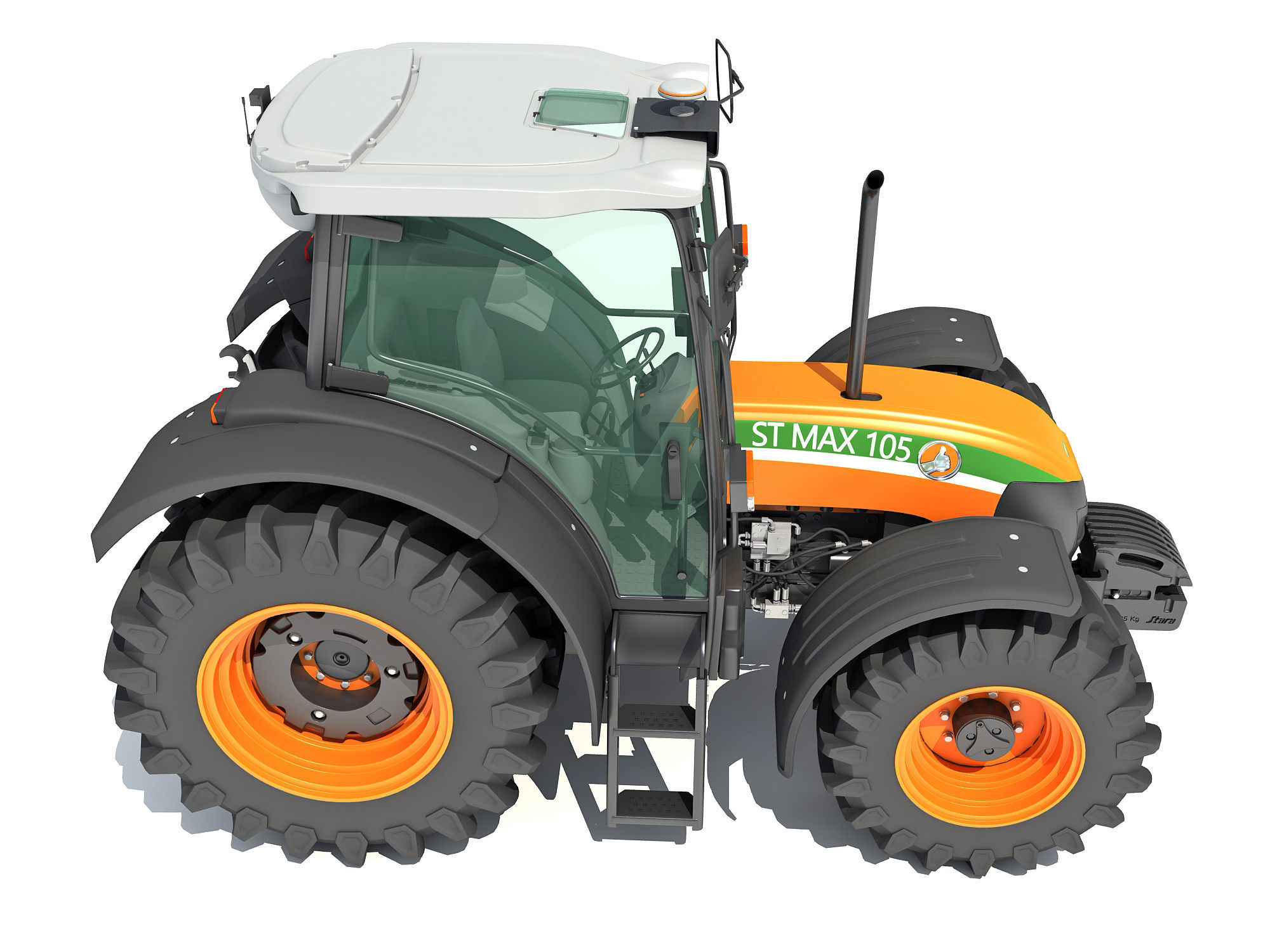 Stara Tractor 3D model_7