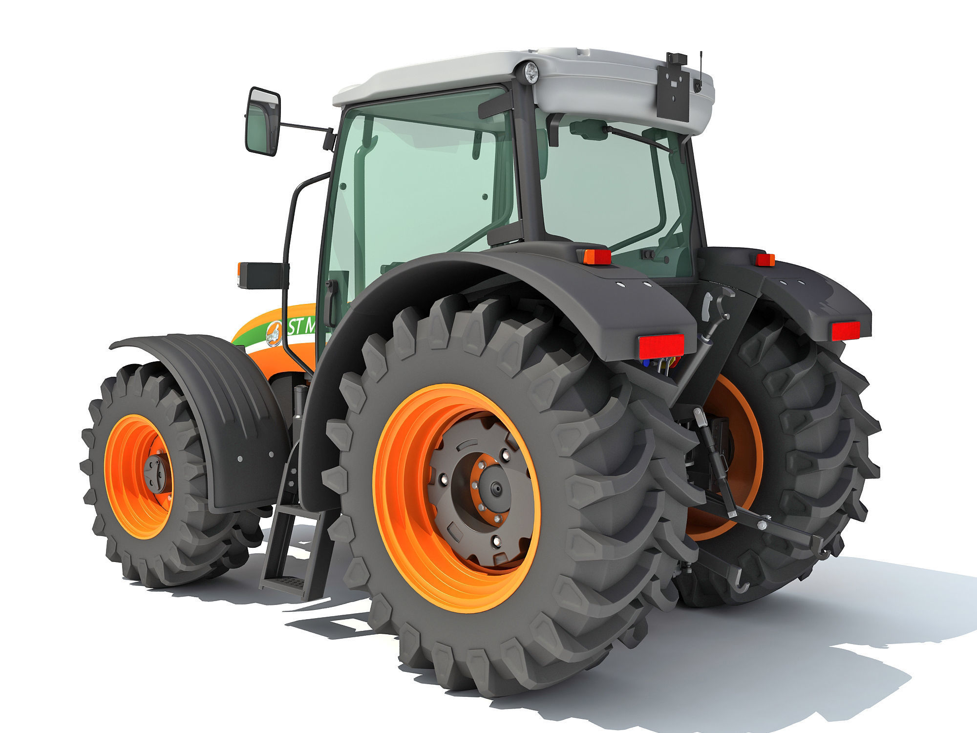 Stara Tractor 3D model_3