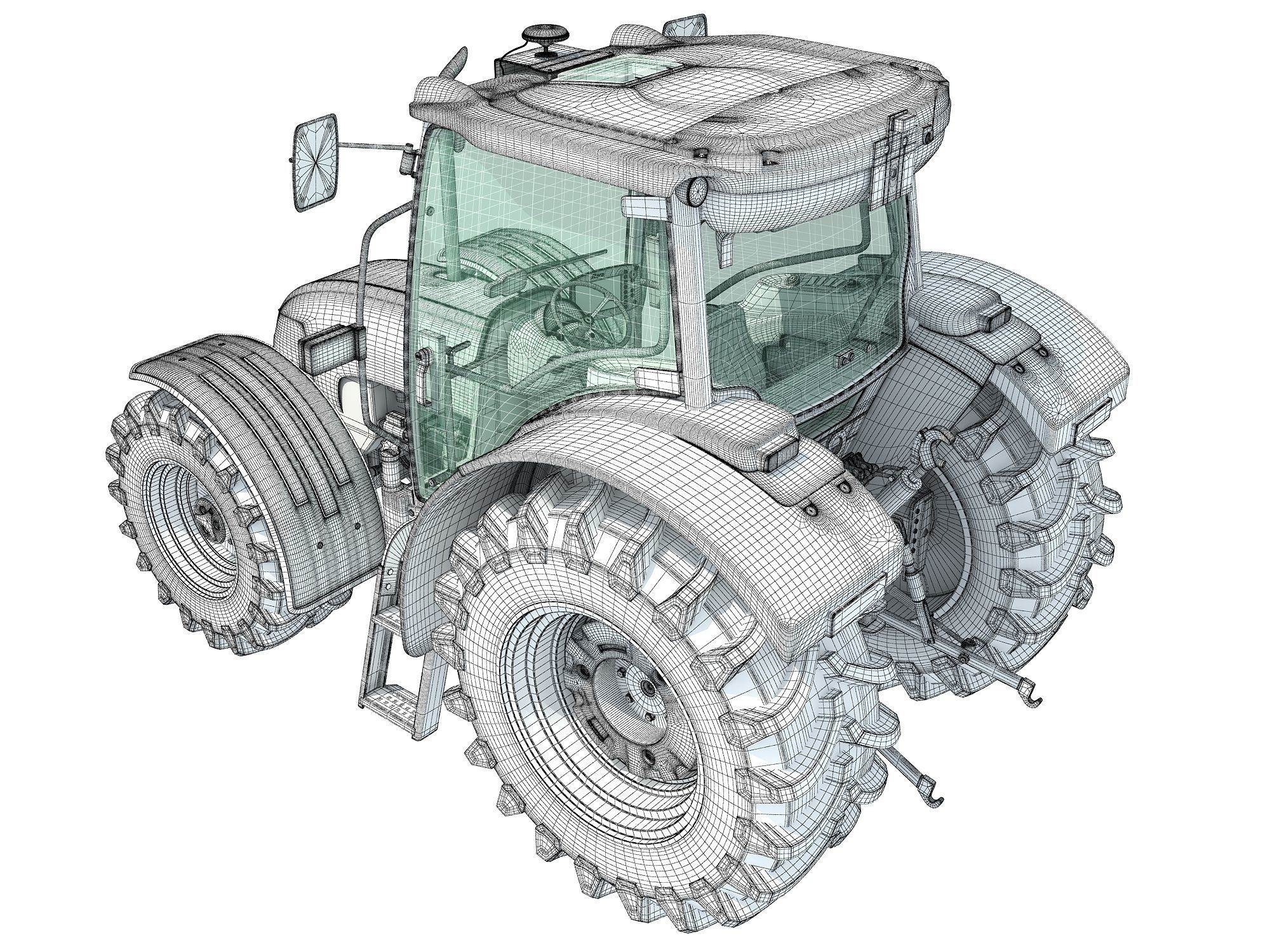 Stara Tractor 3D model_15