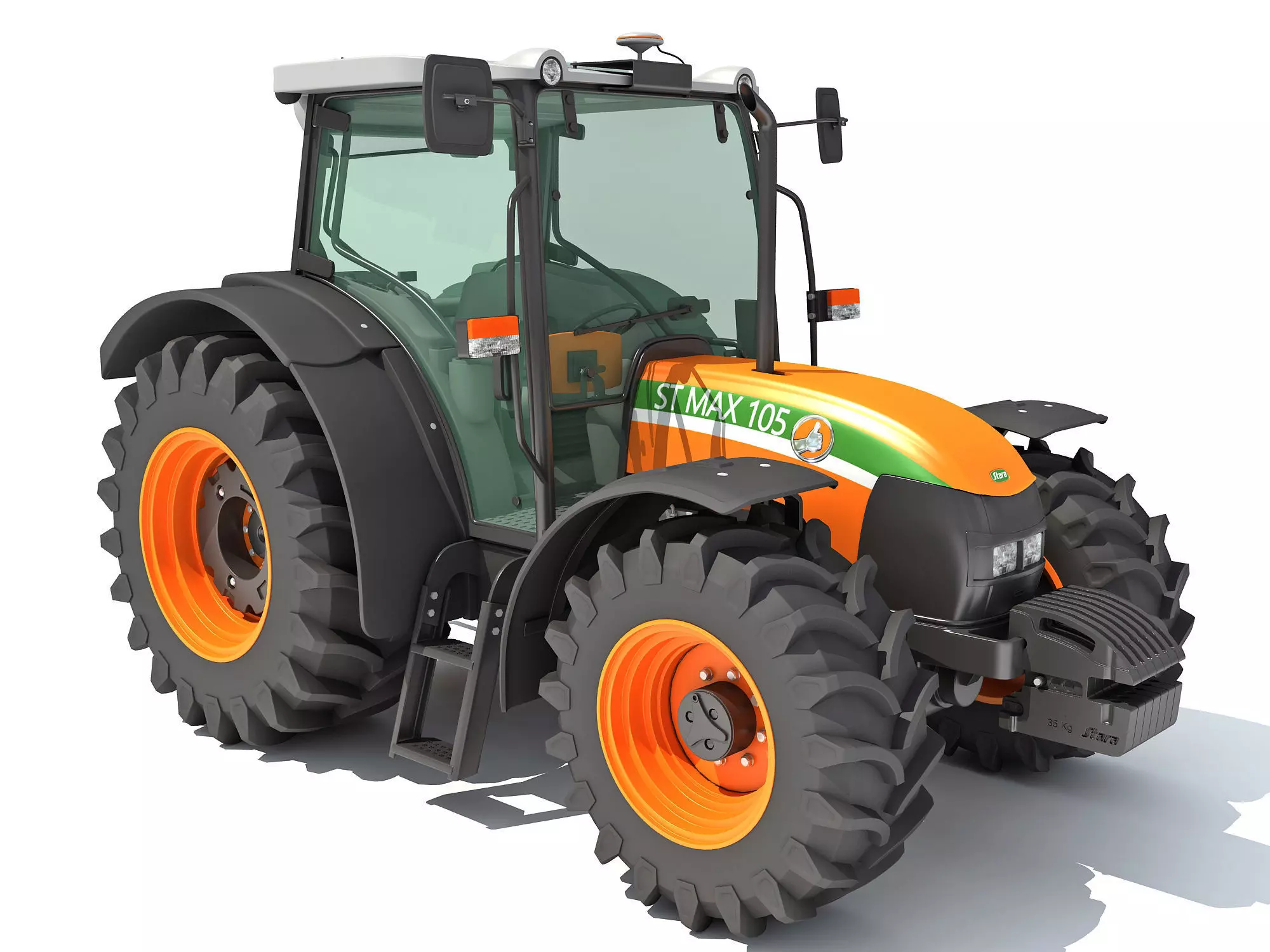 Stara Tractor 3D model_0