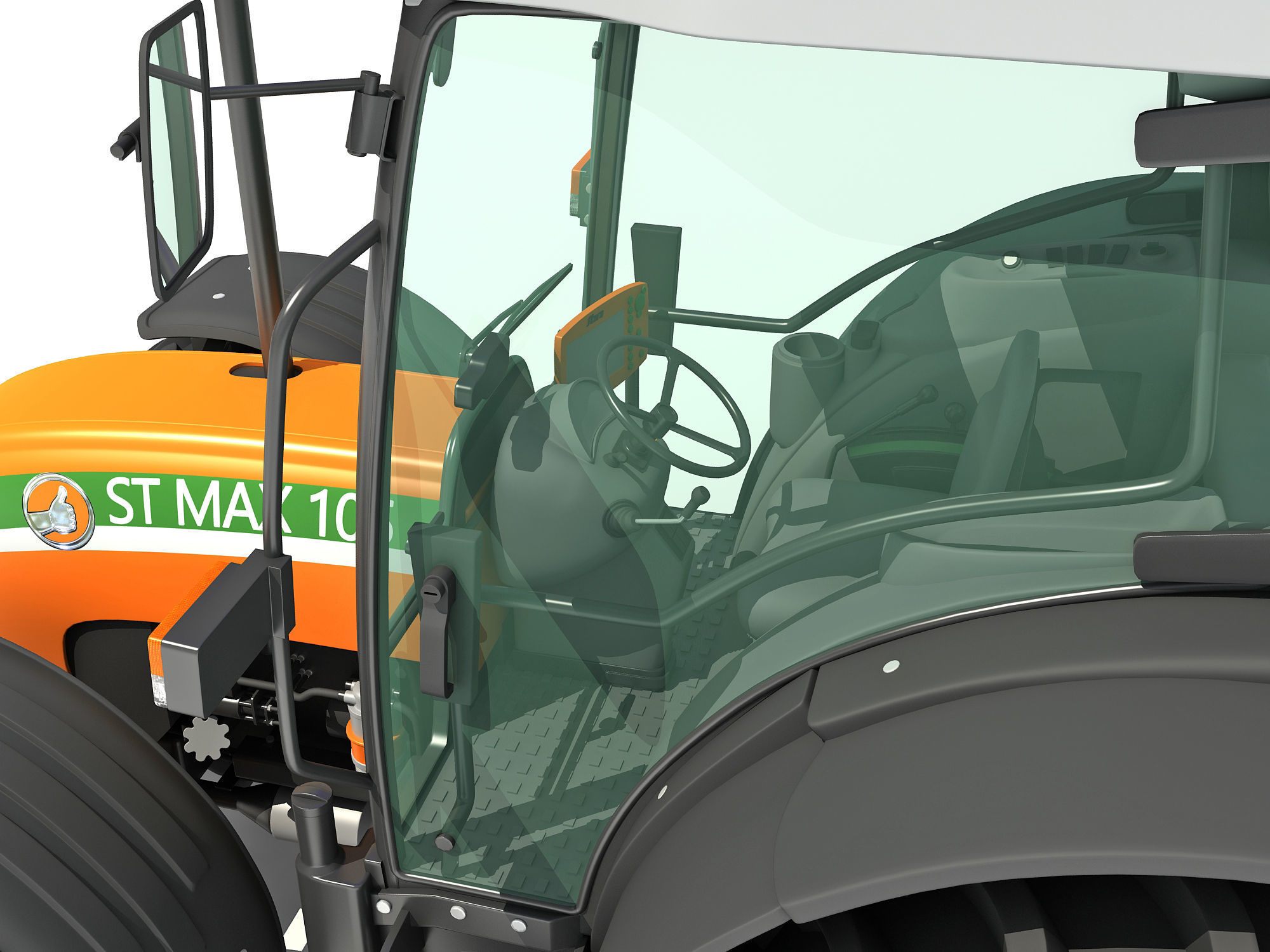 Stara Tractor 3D model_13