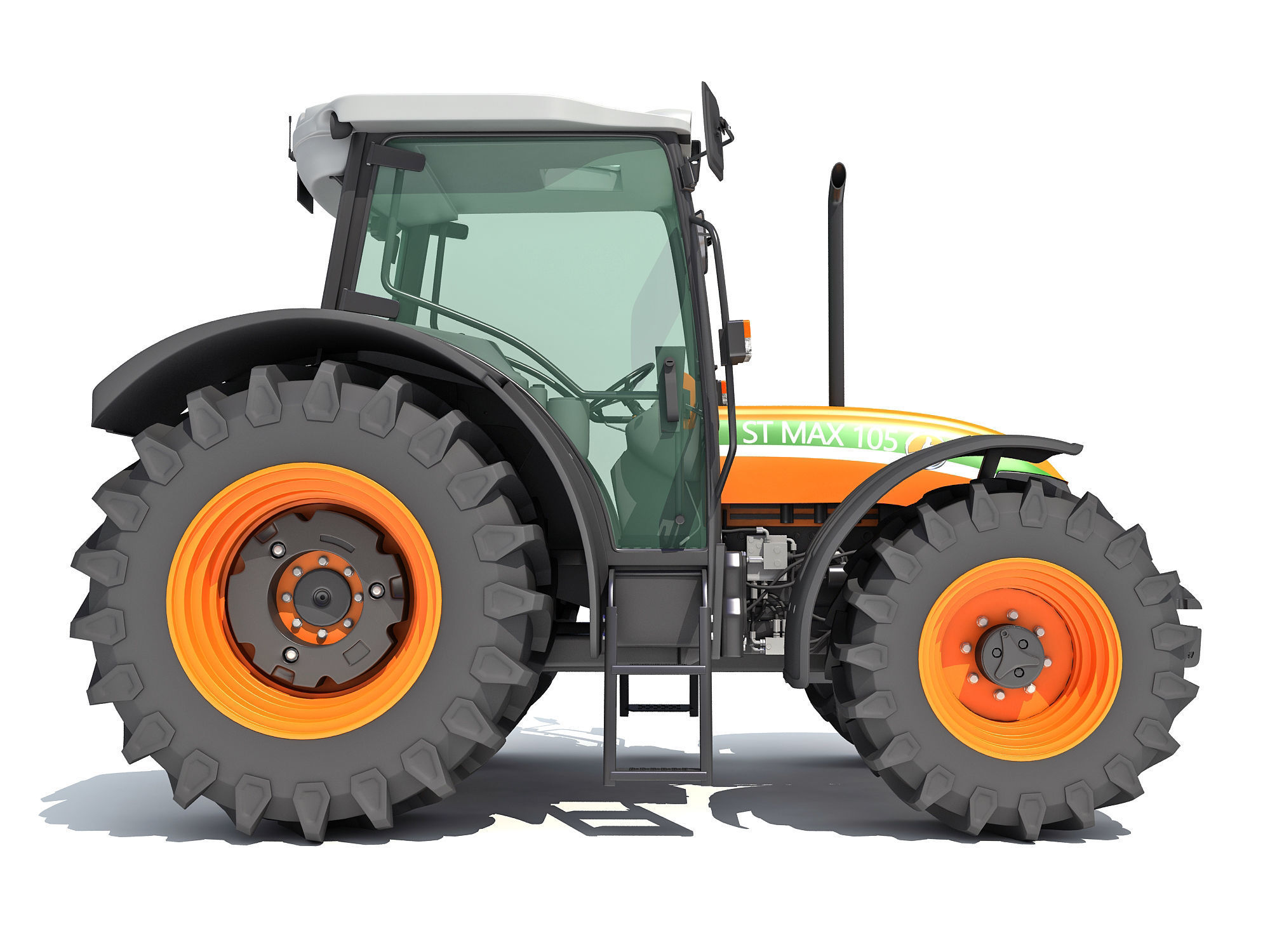 Stara Tractor 3D model_8