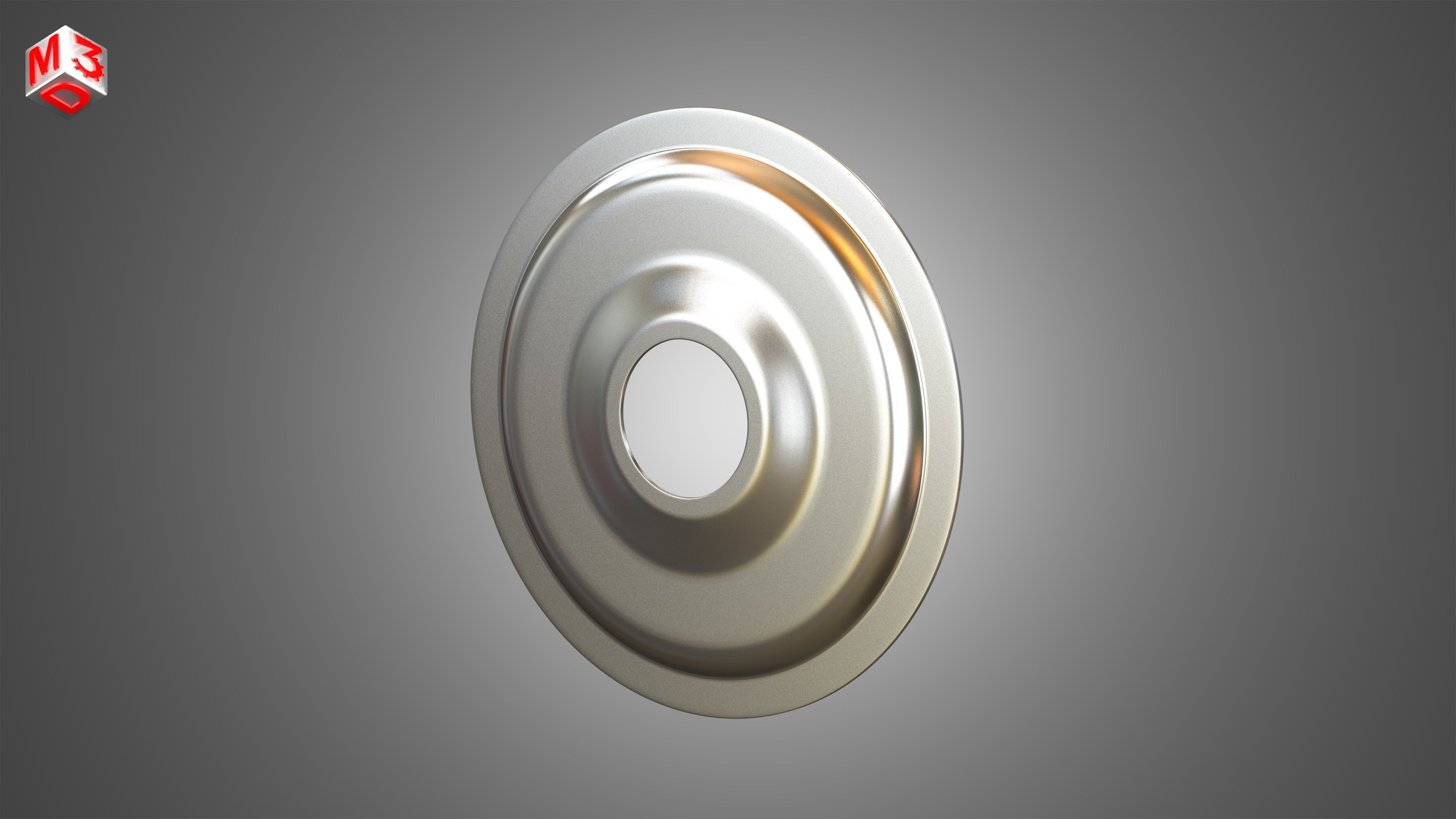 Transmission Torque Converter - with 5 Interior Parts 3D model_6