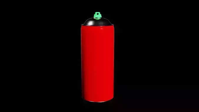 Spray paint 3D model