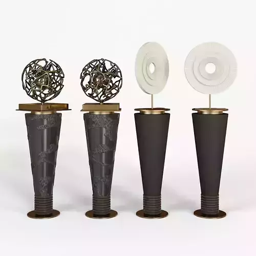 Sculpture award vases
