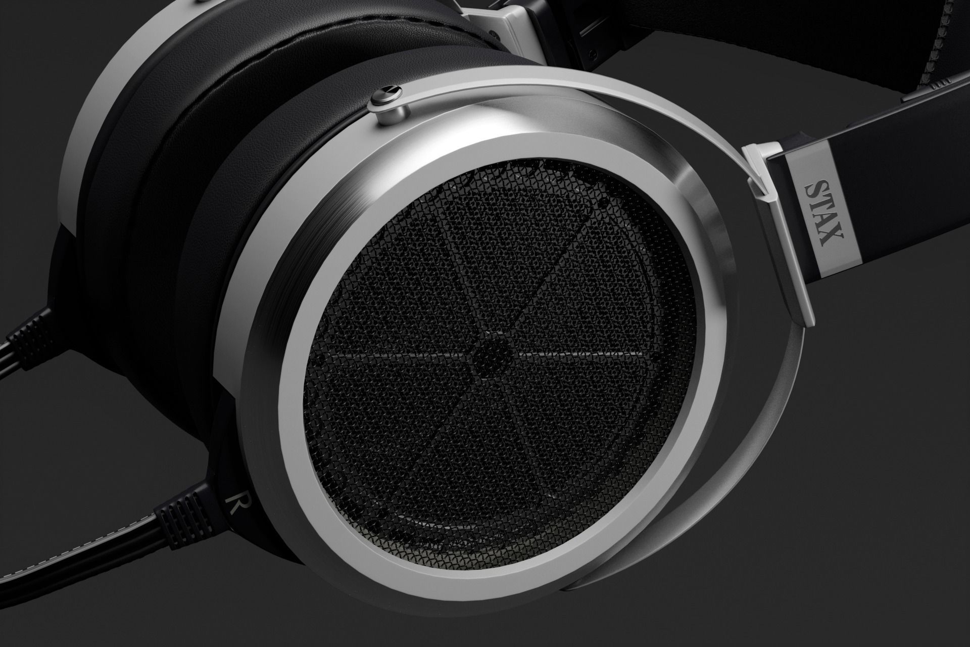 Stax SR-009 Headphones 3D model_7