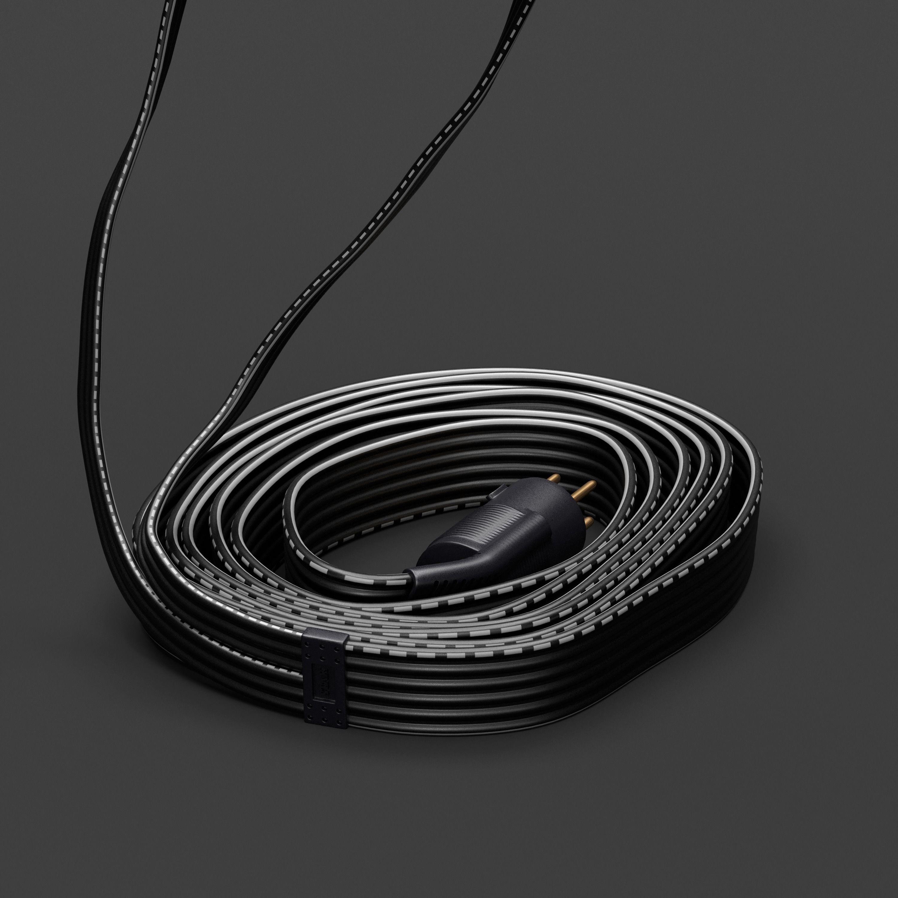 Stax SR-009 Headphones 3D model_1