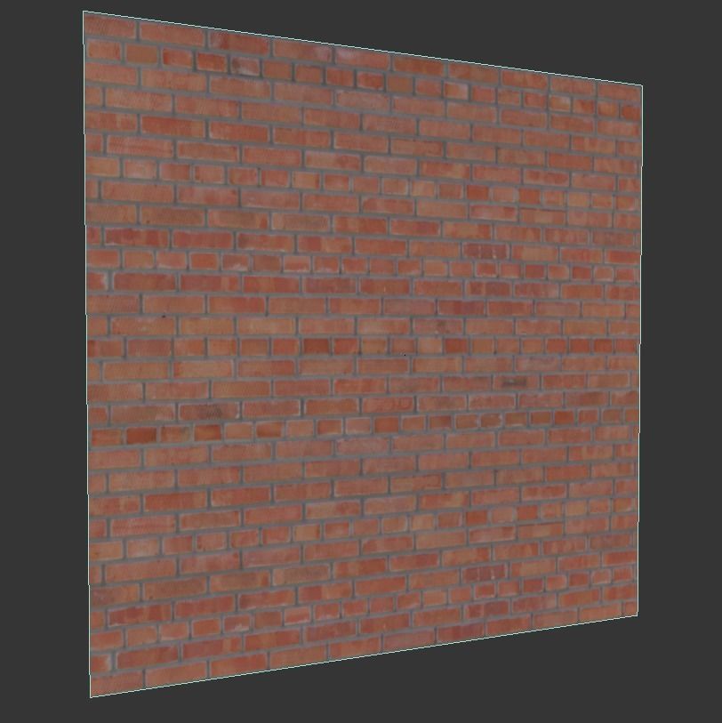 Ultra realistic Brick wall Scan 3D model_6