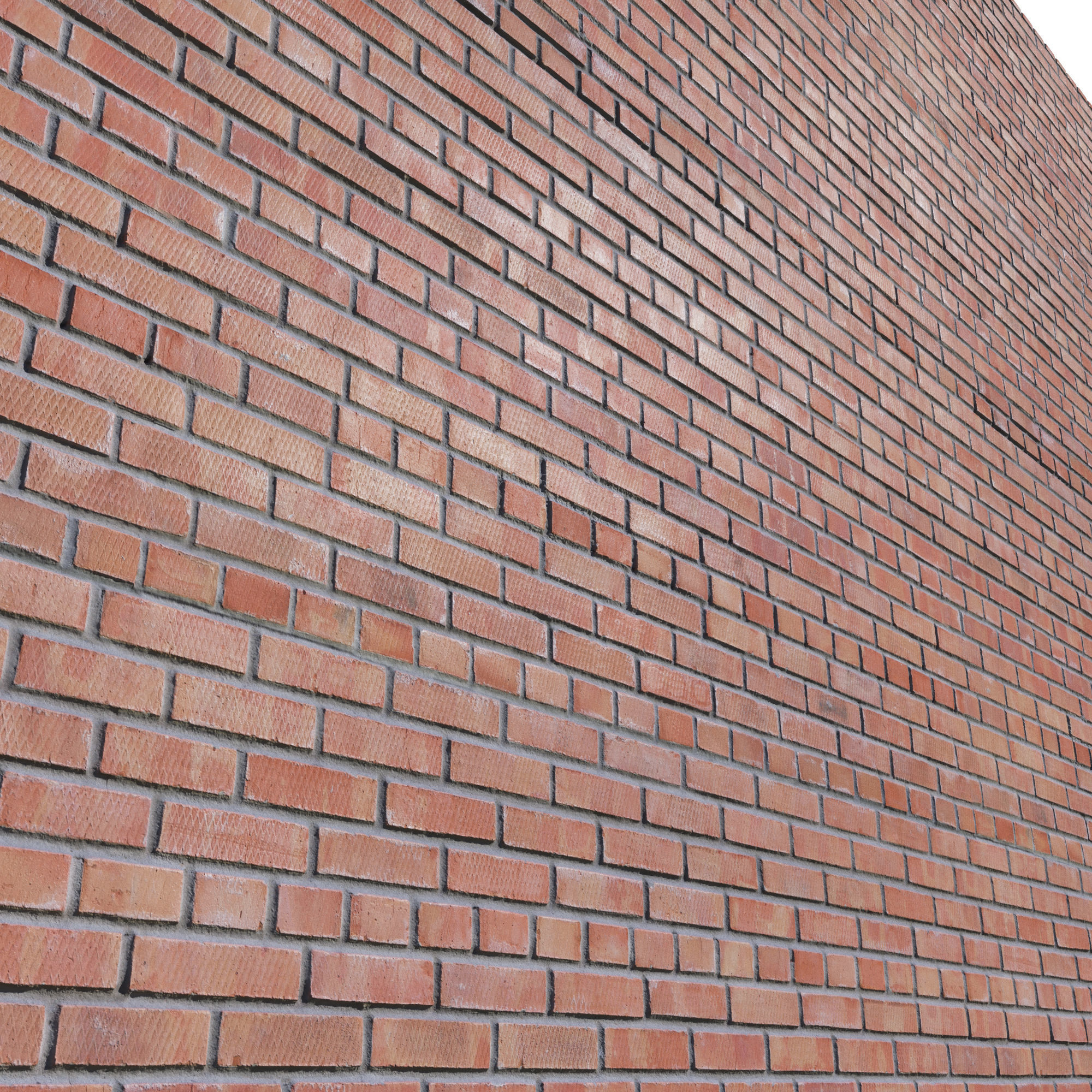 Ultra realistic Brick wall Scan 3D model_2
