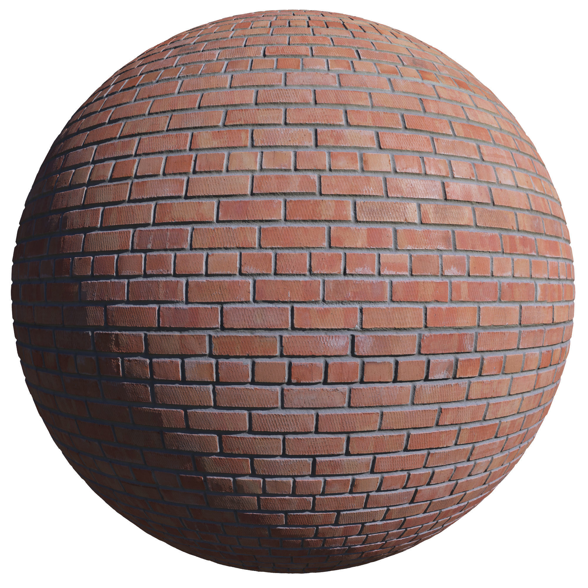 Ultra realistic Brick wall Scan 3D model_3