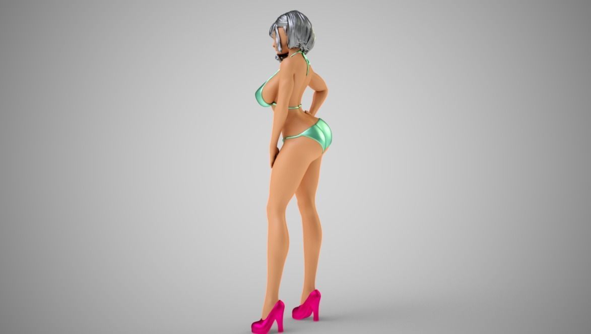 Truant Girl 3D print model_6